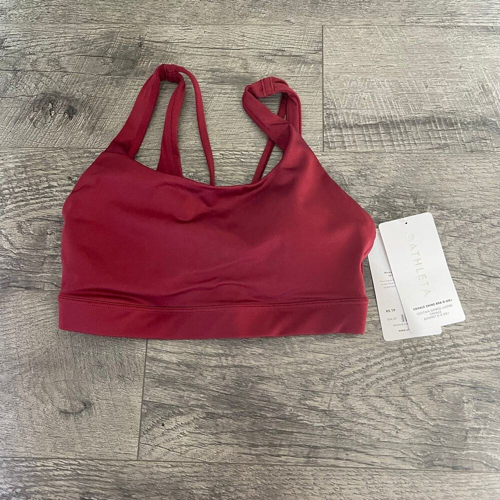 Athleta Women's Sports‎ Bra Red XS TP - Picture 4 of 5